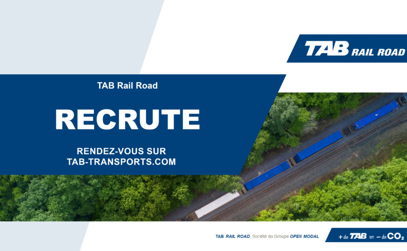 TAB Rail Road recrute un exploitant transport à saint-jean de védas
