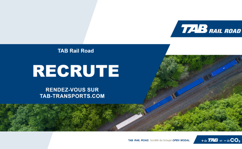 TAB Rail Road recrute des alternants pour 2024-2025 !